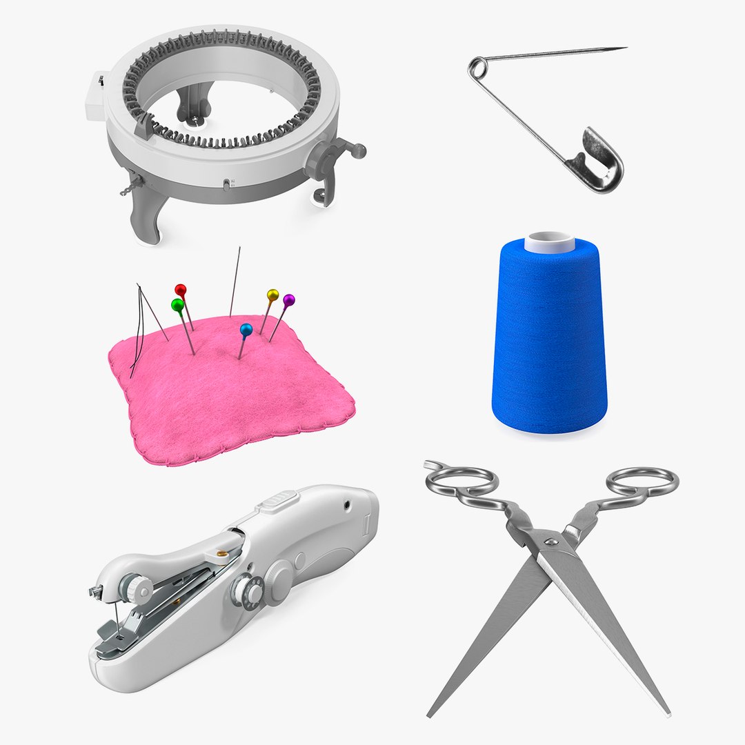 Sewing Collection 6 3D model preview