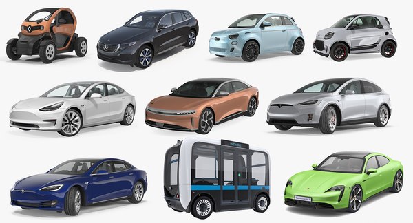 Electric Cars Collection 4 3D - TurboSquid 1796956