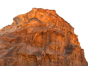 Wadi Rum Mars Mountains 3D model