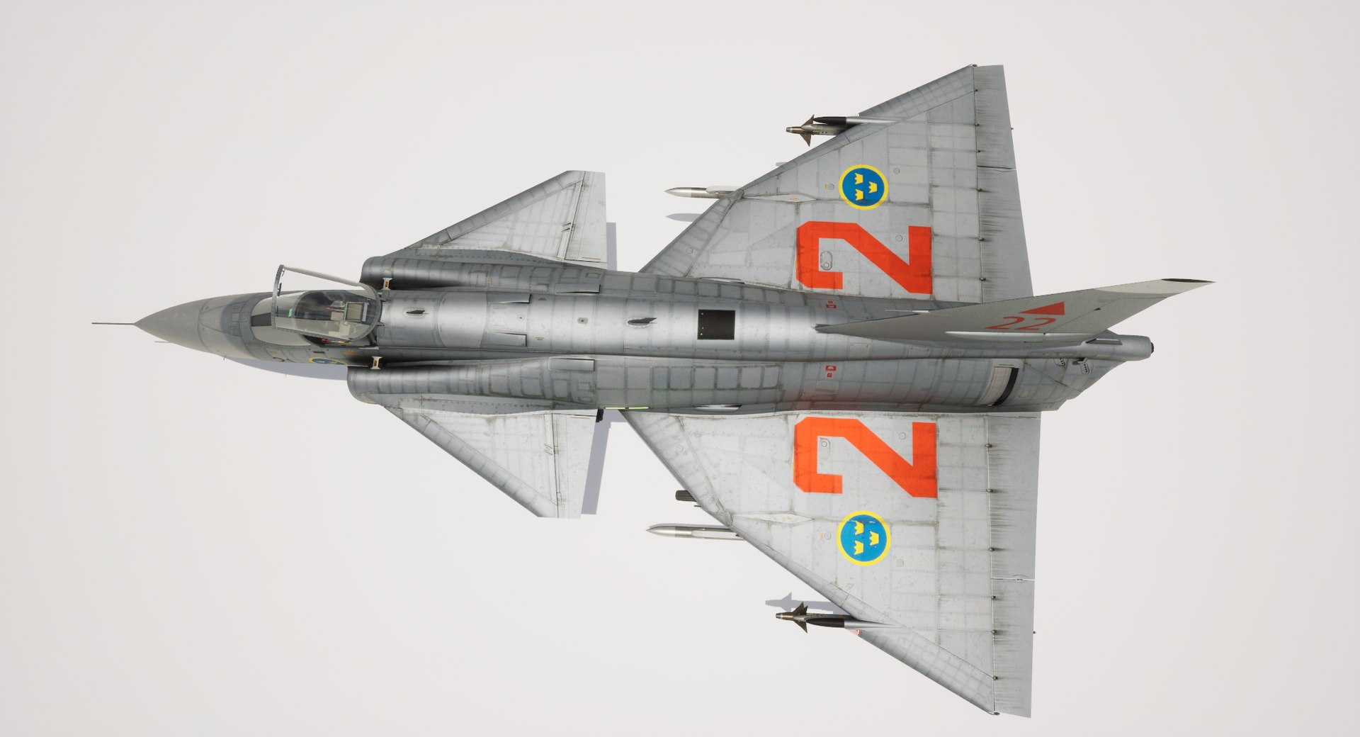 3D model Rigged Saab 37 Viggen Fighter https://p.turbosquid.com/ts-thumb/kd/Wl8AcJ/AM/highresscreenshot00006/png/1756552794/1920x1080/fit_q87/009ad3054f7c33d6c3a89814a869d13d0bd5981b/highresscreenshot00006.jpg