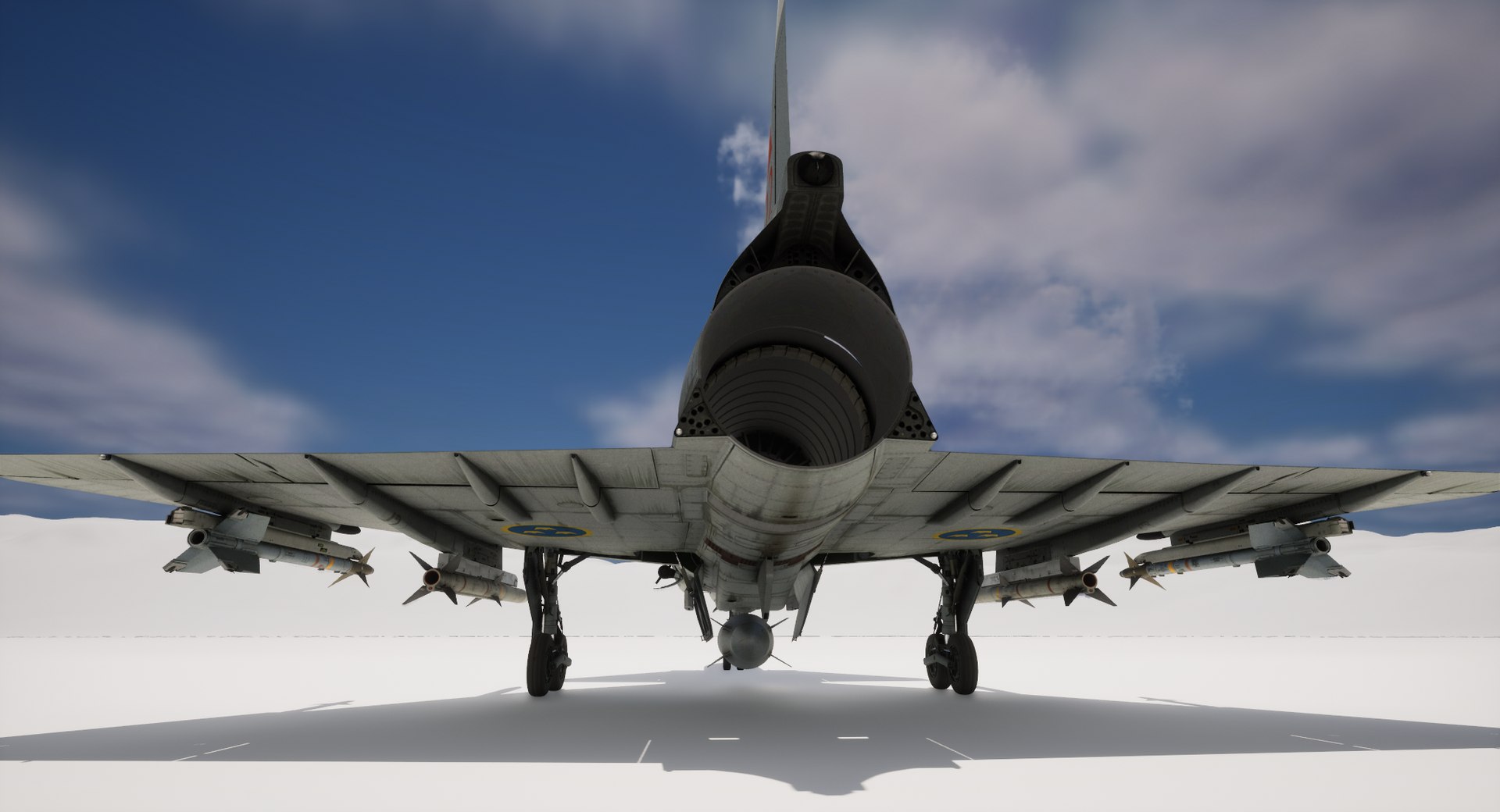 3D model Rigged Saab 37 Viggen Fighter https://p.turbosquid.com/ts-thumb/kd/Wl8AcJ/BQ/highresscreenshot00005/png/1756552790/1920x1080/fit_q87/19c80fd68d9b4af7b3bc946fc6267b58c75adf8e/highresscreenshot00005.jpg