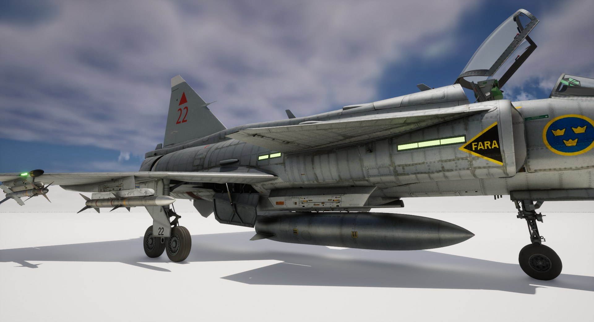 3D model Rigged Saab 37 Viggen Fighter https://p.turbosquid.com/ts-thumb/kd/Wl8AcJ/FI/highresscreenshot00010/png/1756552805/1920x1080/fit_q87/46d0e559a9ee9d452995032e0cab703722b6fce9/highresscreenshot00010.jpg
