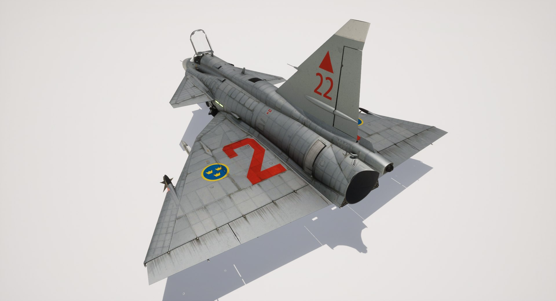 3D model Rigged Saab 37 Viggen Fighter https://p.turbosquid.com/ts-thumb/kd/Wl8AcJ/Jz/highresscreenshot00007/png/1756552796/1920x1080/fit_q87/9e1088a09eea90734b58f6ac902e3186f94e8023/highresscreenshot00007.jpg