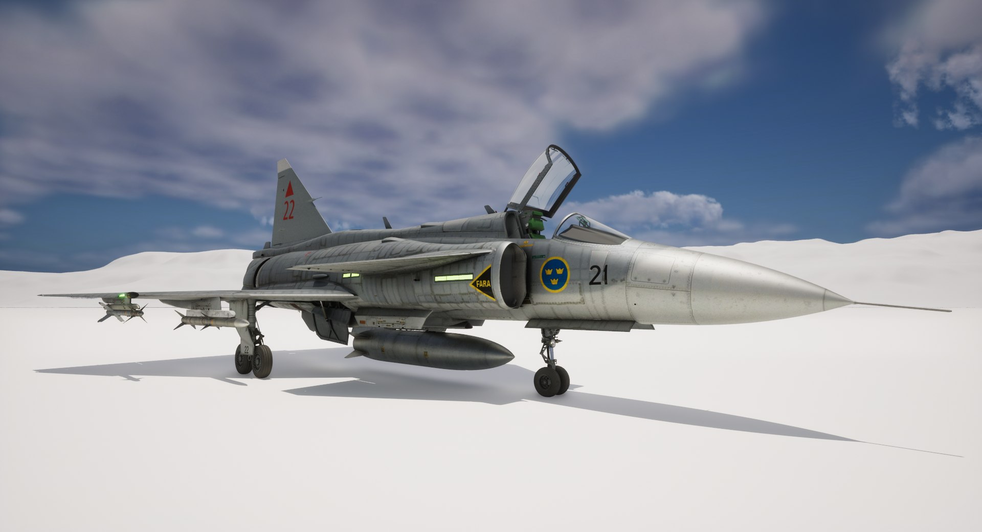 3D model Rigged Saab 37 Viggen Fighter https://p.turbosquid.com/ts-thumb/kd/Wl8AcJ/b0/highresscreenshot00011/png/1756552808/1920x1080/fit_q87/7f208b0bb19dfce2cfe441f18662214643a8cdf9/highresscreenshot00011.jpg
