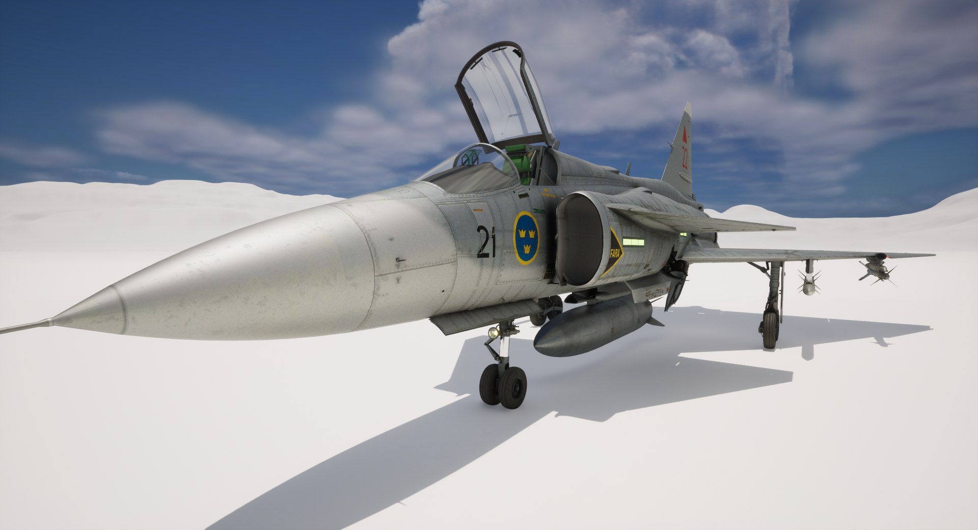3D model Rigged Saab 37 Viggen Fighter https://p.turbosquid.com/ts-thumb/kd/Wl8AcJ/lX/highresscreenshot00001/png/1756552781/1920x1080/fit_q87/0ab70d9dc0ec91fea50703e978d50ebb0f8364c6/highresscreenshot00001.jpg