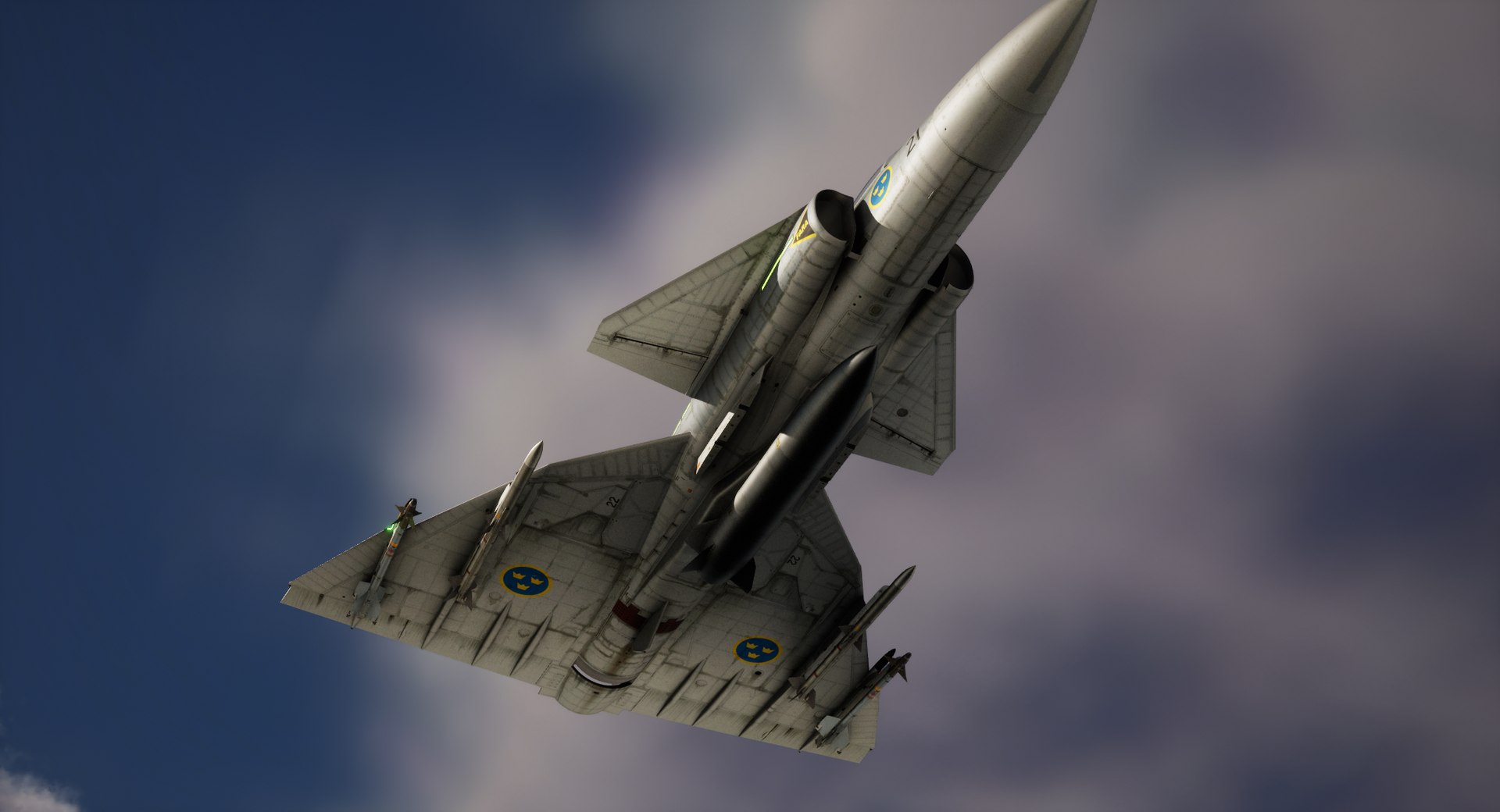3D model Rigged Saab 37 Viggen Fighter https://p.turbosquid.com/ts-thumb/kd/Wl8AcJ/yC/highresscreenshot00016/png/1756552829/1920x1080/fit_q87/e7dbec3a05047ad909e74ad48333729570ca3dec/highresscreenshot00016.jpg