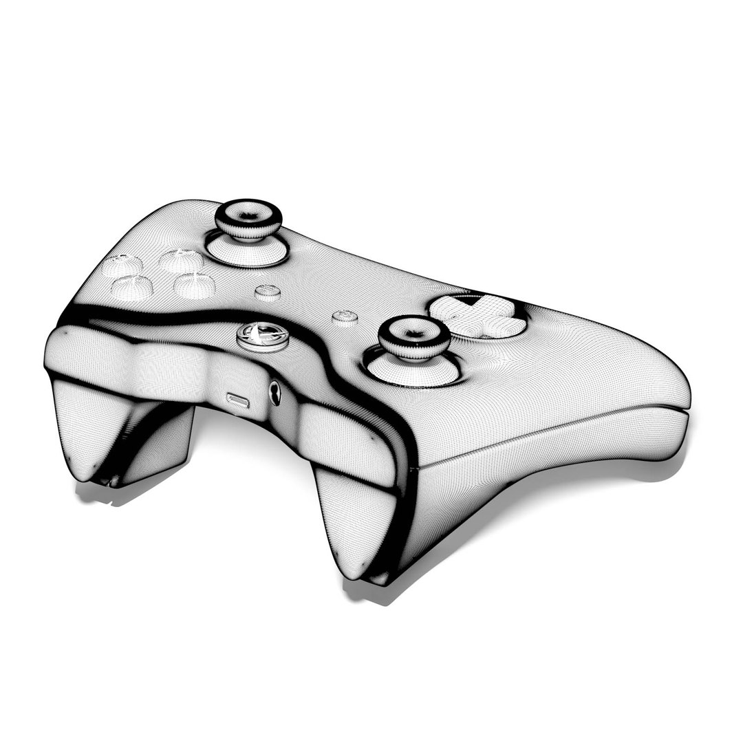 Black Xbox Controller 3D Model - TurboSquid 1398270