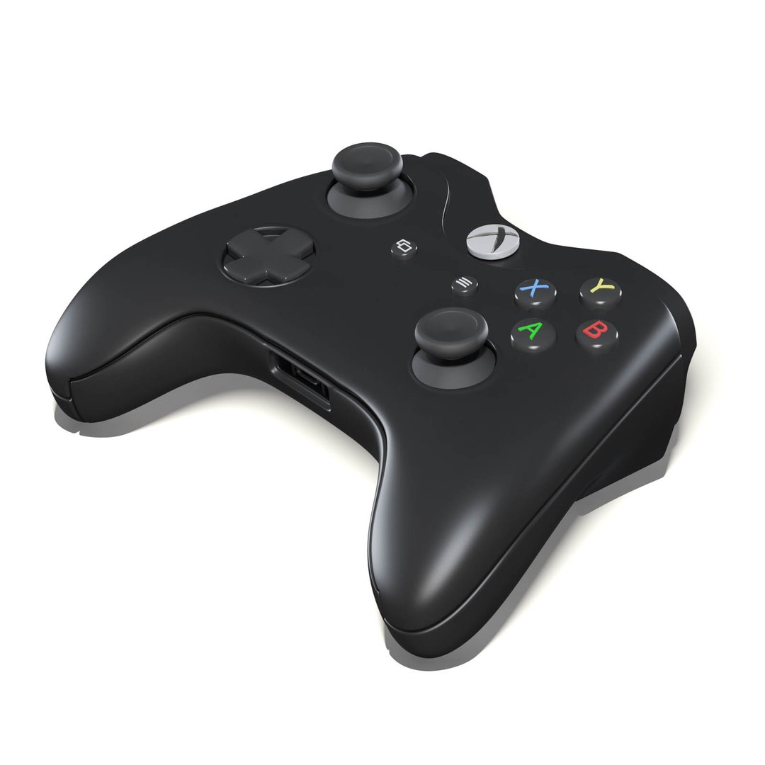 Black Xbox Controller 3D Model - TurboSquid 1398270