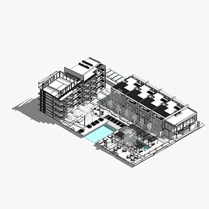 Revit BIM hotel Tulum  