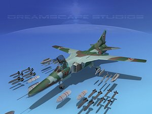 3d model mig-27 flogger