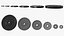 Rubber Coated Olympic Weight Plates Set