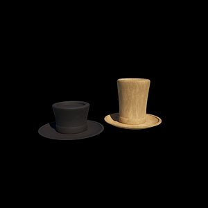 top hat 3D model 3D