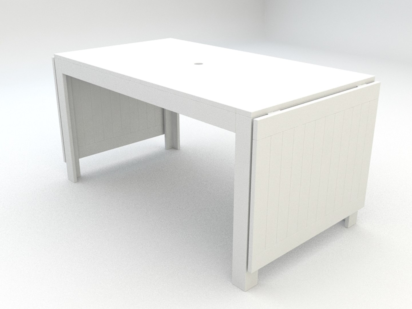 3d Ikea Applaro Dropleaf Table