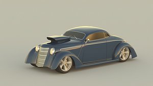 3D Hot Rod Classic custom car model
