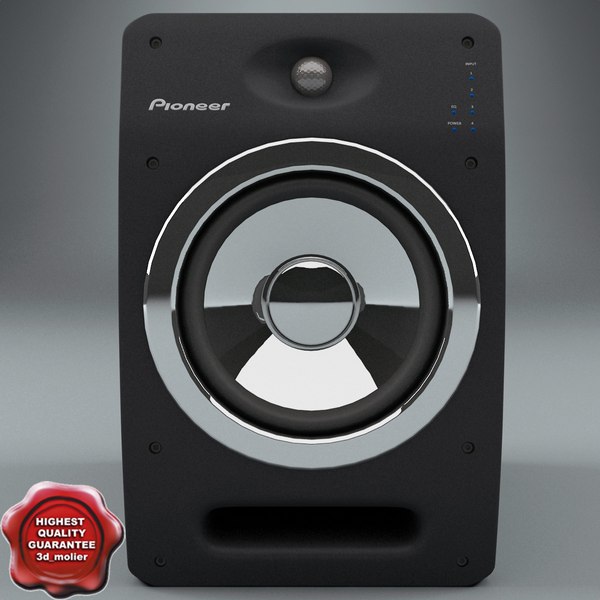 speaker systems pioneer s-dj08 3d max