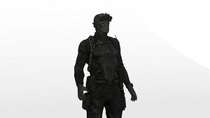 Sam Fisher Stealth Suit 3D Model Splinter Cell