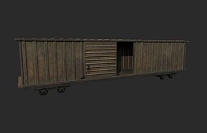 old train wagon model