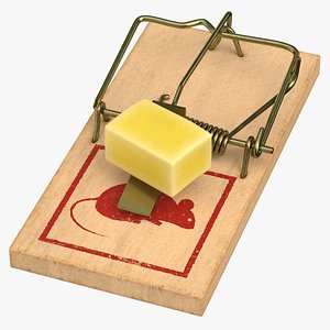 Wooden Mouse Trap Model 3D Housewares & Household ModelsPoserWorld