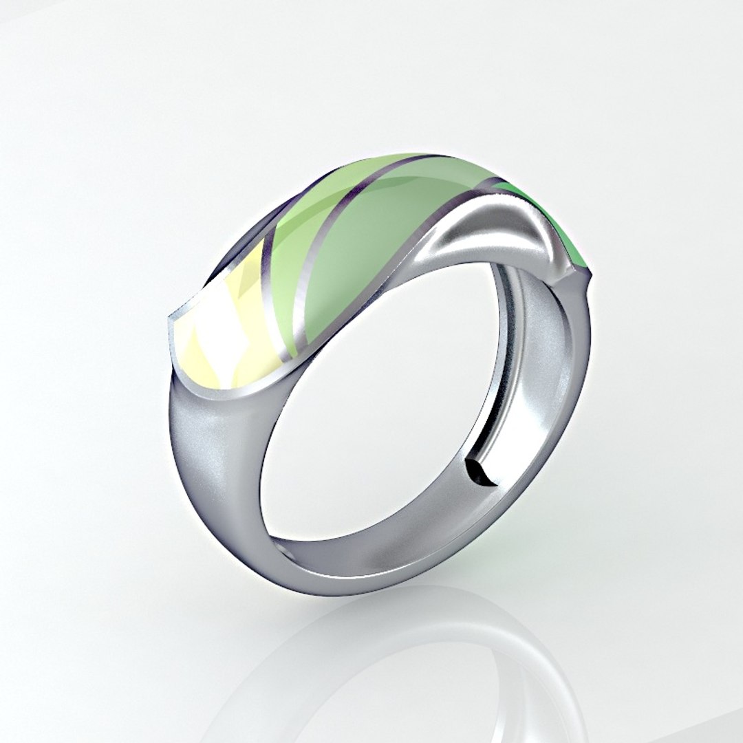 Ring Enamel 3D Model - TurboSquid 1175245