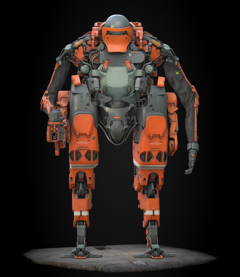 3D Mech Based On Concept Art Of Brian Sum Model - TurboSquid 2233469