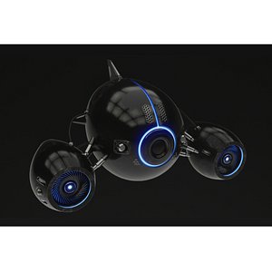 Sci-fi drone 3D model
