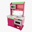 3d model toy kitchen