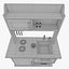 3d model toy kitchen