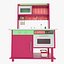3d model toy kitchen