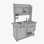 3d model toy kitchen