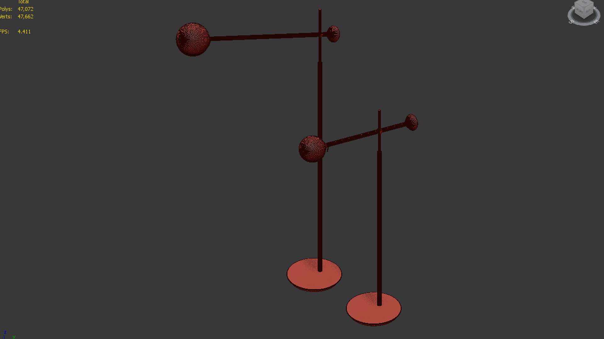 3D model Kendama by Giorgetti Floor lamp - TurboSquid 1881401