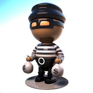 Cartoon Thief Character