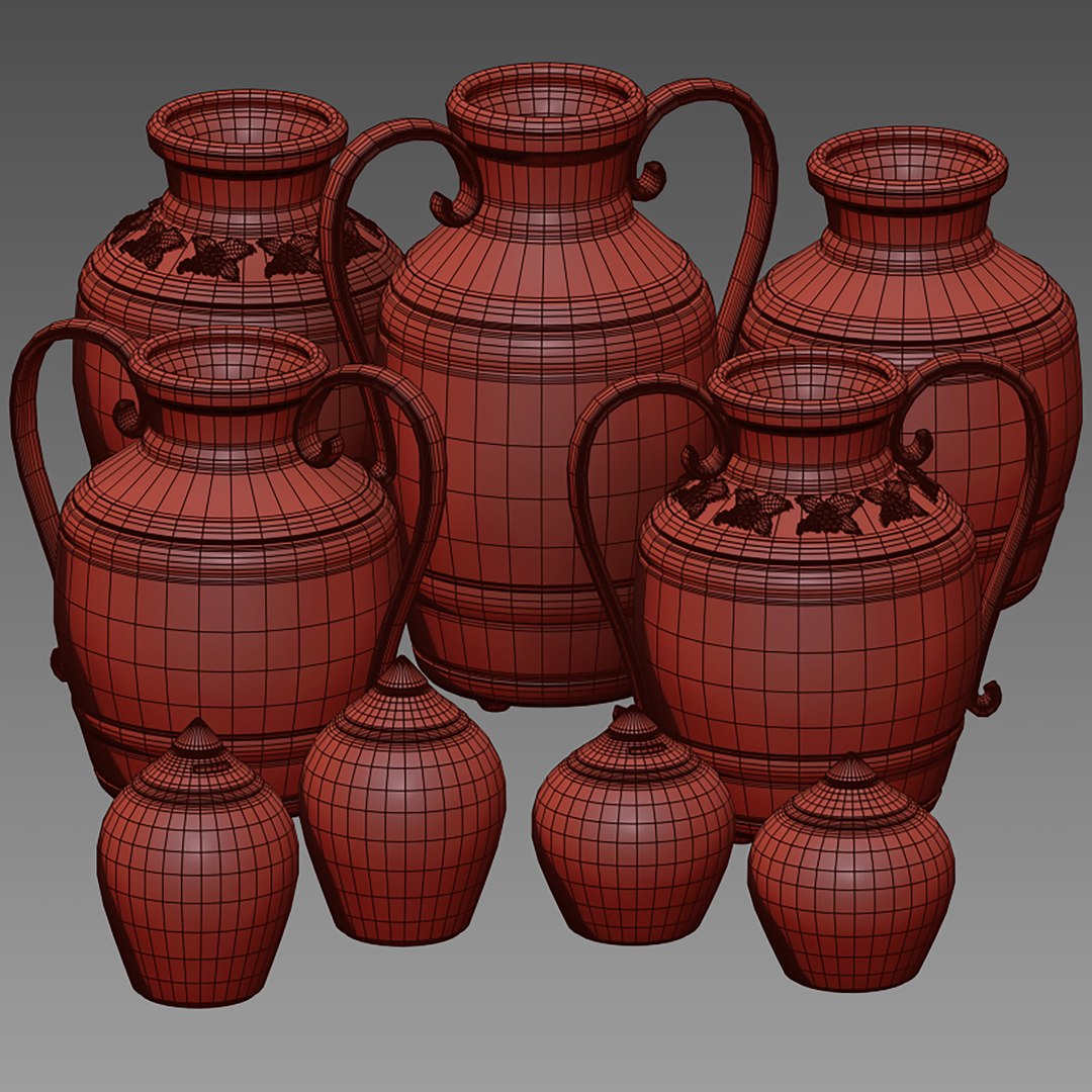 3D Clay vases pots jugs model https://p.turbosquid.com/ts-thumb/ke/CtQLu9/NS/g/jpg/1717619897/1920x1080/fit_q87/c302f521bd811db4bcd17f886e2ead6dbb709ac3/g.jpg