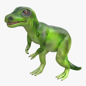dinosaur toy tyrannosaurus modeled 3d model