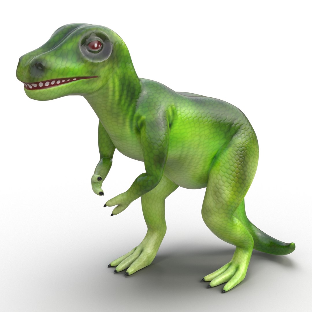 Dinosaur Toy Tyrannosaurus 3D Model 3D model preview