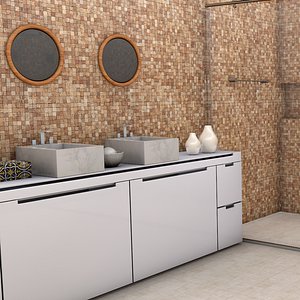 bathroom l039 scene 3D model