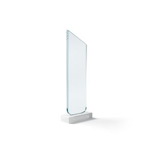 Peak Glass Award Trophy - crystal plaque trophies model