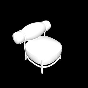 chignon lounge chairs sofa 3D model