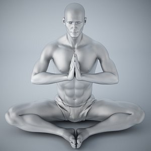man yoga 3D