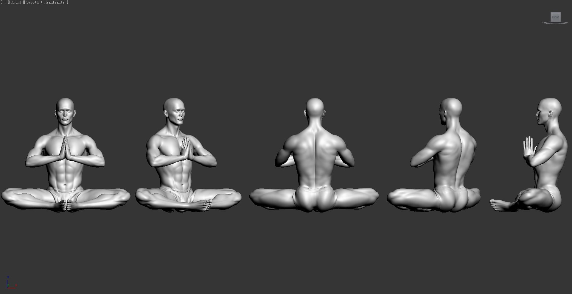 Homem de ioga 010 Modelo 3D - TurboSquid 1392608