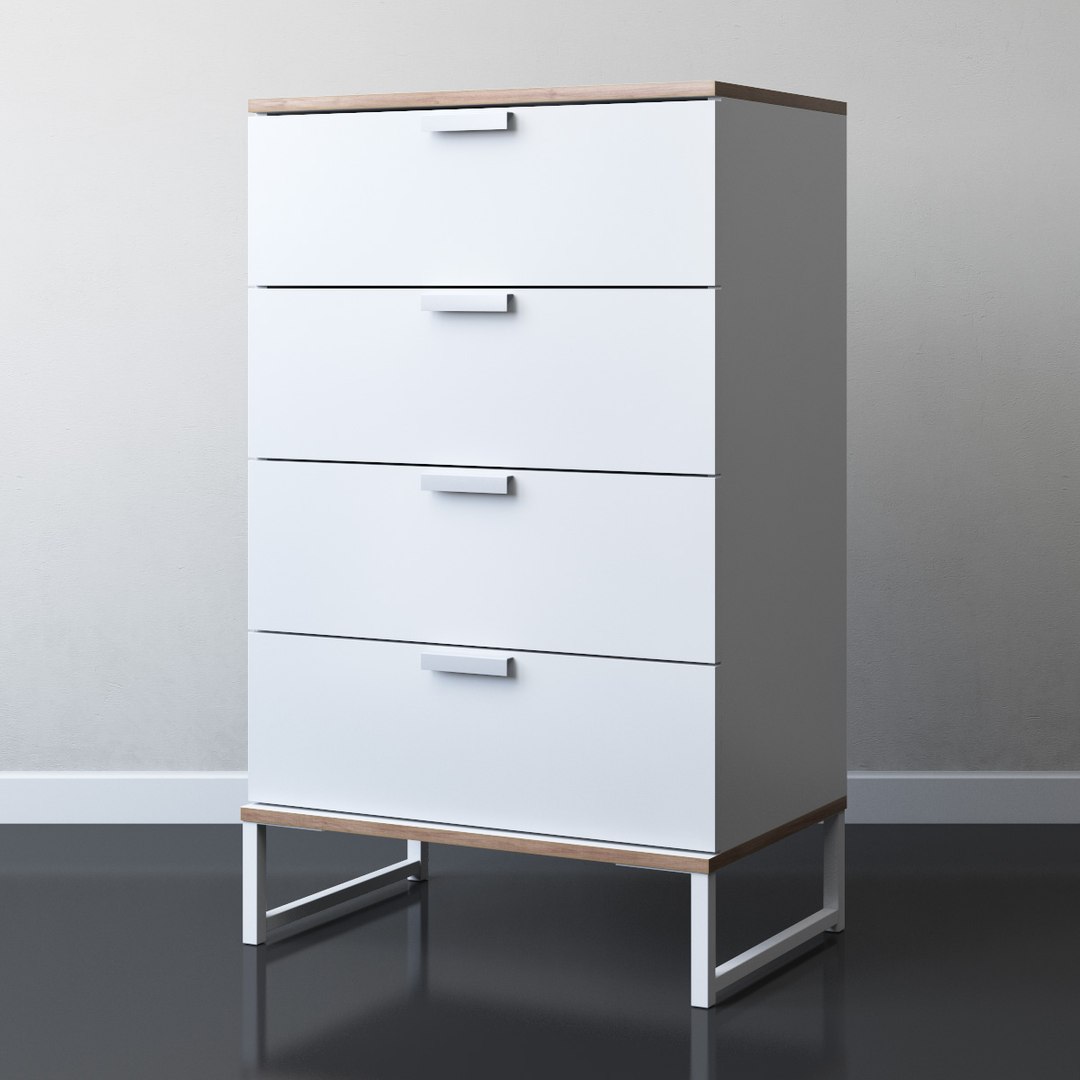 Ikea Trysil Chest Model - TurboSquid 1551044