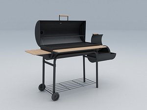 3D model bbq grill