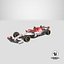 3D model alfa romeo racing f1