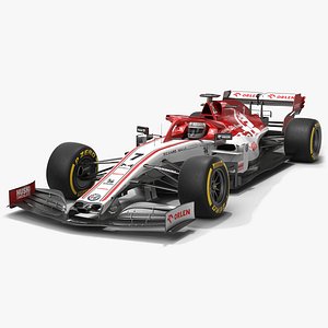 3D model alfa romeo racing f1
