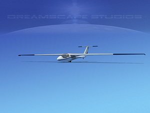glider szd-22 mucha gliding 3d dxf
