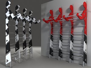 3d gymnastic ladder model