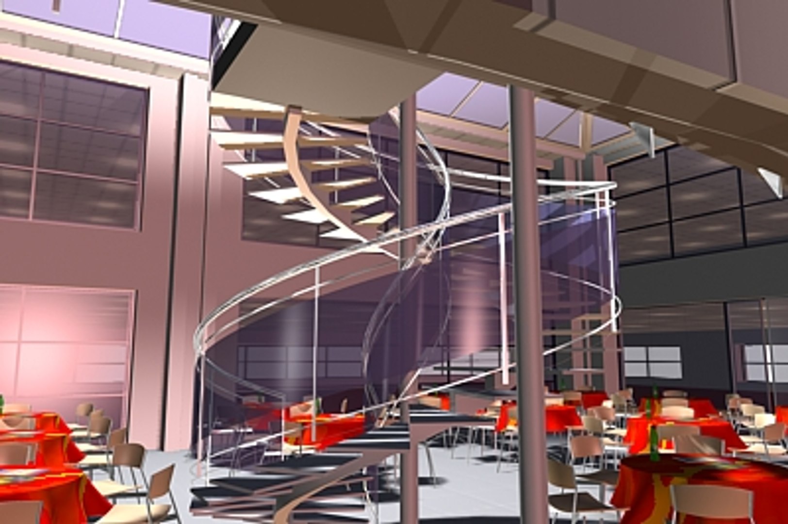 3d interior office model