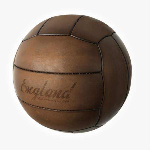 3d model vintage soccer ball