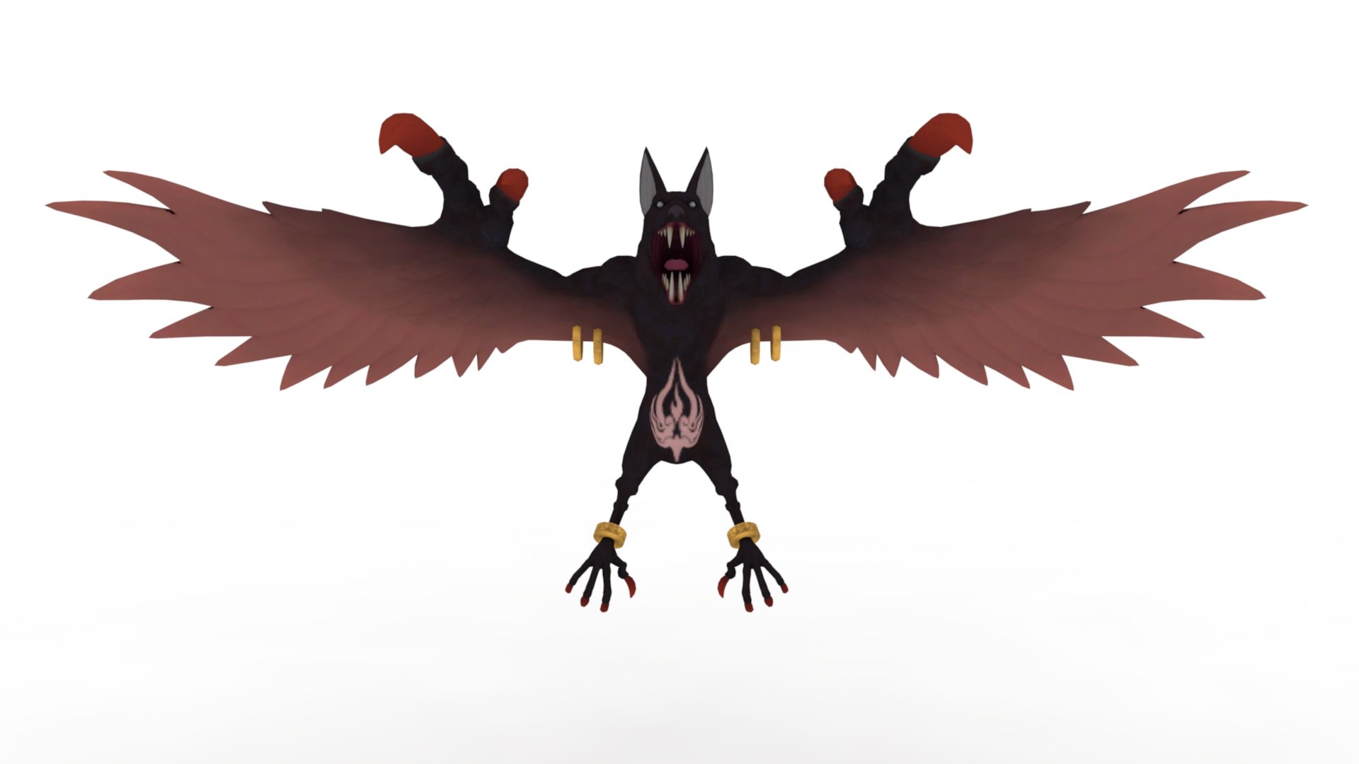 Bat Rigged And Animated 3D Model - TurboSquid 2336785