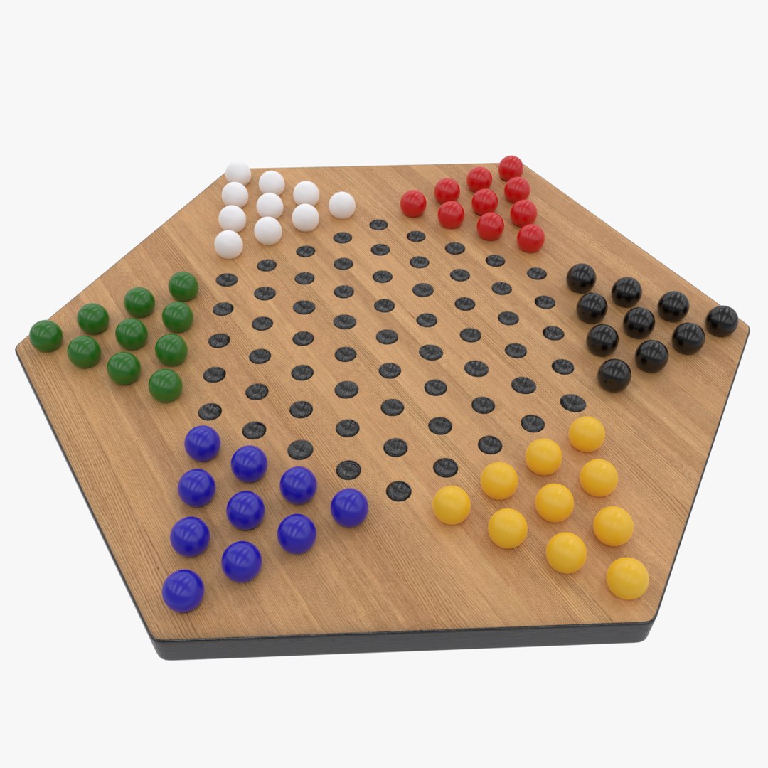 3D Chinese Checkers Colored Balls - TurboSquid 1696863