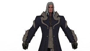 3d man king model